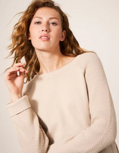 Load image into Gallery viewer, WHITE STUFF<BR>
Tyne Knit Jumper<BR>
Natural<BR>
