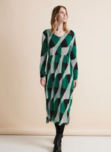 Load image into Gallery viewer, STREET ONE<BR>
Mesh Dress<BR>
Green<BR>