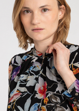 Load image into Gallery viewer, MORE&MORE<BR>
Chiffon Top<BR>
Floral<BR>