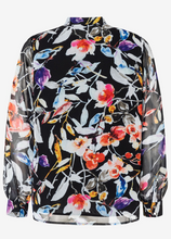 Load image into Gallery viewer, MORE&MORE<BR>
Chiffon Top<BR>
Floral<BR>