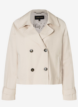 Load image into Gallery viewer, MORE AND MORE<BR>
Short Trench Jacket<BR>
Almond<BR>