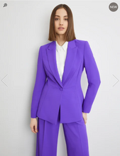 Load image into Gallery viewer, TAIFUN&lt;BR&gt;
Fitted Blazer&lt;BR&gt;
Purple&lt;BR&gt;

