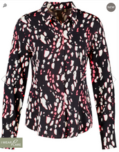 Load image into Gallery viewer, TAIFUN<BR>
Fitted Shirt Blouse With Print<BR>
Multi<BR>
