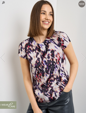 Load image into Gallery viewer, TAIFUN<BR>
Fine Blouse with Print<BR>
Multi<BR>