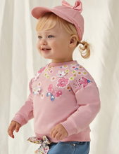 Load image into Gallery viewer, MAYORAL&lt;BR&gt;
Baby Floral Sweatshirt&lt;BR&gt;
Pink&lt;BR&gt;
