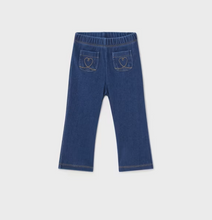 Load image into Gallery viewer, MAYORAL<BR>
Flared Denim Legging<BR>
Denim<BR>