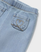 Load image into Gallery viewer, MAYORAL<BR>
Flared Denim Legging<BR>
Denim<BR>