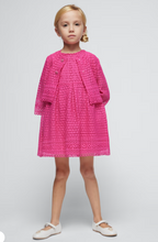 Load image into Gallery viewer, MAYORAL<BR>
Embroidered Anglais Jacket<BR>
Pink<BR>