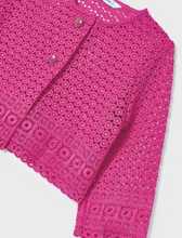 Load image into Gallery viewer, MAYORAL<BR>
Embroidered Anglais Jacket<BR>
Pink<BR>
