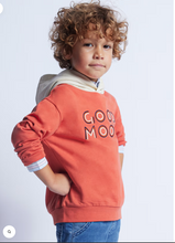 Load image into Gallery viewer, MAYORAL<BR>
Embroidered Pullover with Hood<BR>
Orange Chili<BR>