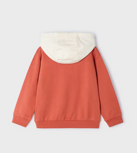 Load image into Gallery viewer, MAYORAL<BR>
Embroidered Pullover with Hood<BR>
Orange Chili<BR>