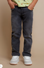 Load image into Gallery viewer, MAYORAL<BR>
Soft Denim Trousers<BR>
Black<BR>