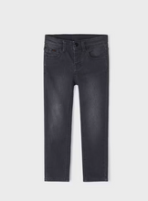 Load image into Gallery viewer, MAYORAL<BR>
Soft Denim Trousers<BR>
Black<BR>