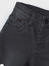 Load image into Gallery viewer, MAYORAL<BR>
Soft Denim Trousers<BR>
Black<BR>