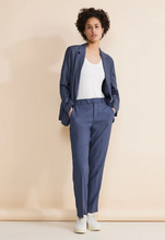Load image into Gallery viewer, STREET ONE<BR>
Melange Long Blazer<BR>
Navy Blue<BR>