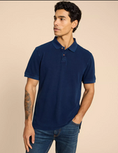 Load image into Gallery viewer, WHITE STUFF<BR>
Utility Polo<BR>
Dark Blue/ Washed Black<BR>
Deep Blue/ Dust Blue/ Mid Green<BR>