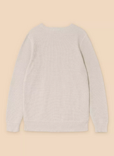 Load image into Gallery viewer, WHITE STUFF<BR>
Attadale Crew Neck Knit<BR>
Grey, Light Blue<BR>