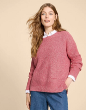 Load image into Gallery viewer, WHITE STUFF<BR>
Northbank Jumper<BR>
Pink<BR>