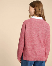 Load image into Gallery viewer, WHITE STUFF<BR>
Northbank Jumper<BR>
Pink<BR>