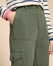 Load image into Gallery viewer, WHITE STUFF&lt;BR&gt;
Ario Cargo Trousers&lt;BR&gt;
Green&lt;BR&gt;
