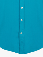 Load image into Gallery viewer, KOY CLOTHING<BR>
Maji Kikoy Kabisa Long Sleeve Shirt<BR>
Turquoise<BR>