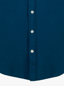 KOY CLOTHING<BR>
Ziwa Kikoy Kabisa Long Sleeve Shirt<BR>
Dark Blue<BR>
