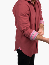 Load image into Gallery viewer, KOY CLOTHING<BR>
Coral Reef Cotton Shirt<BR>
Coral<BR>