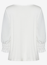Load image into Gallery viewer, MORE AND MORE<BR>
Feminine Blouse In Spring Collection<BR>
Cream<BR>