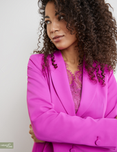 Load image into Gallery viewer, TAIFUN<BR>
Stretch Blazer with A Tie Around Belt<BR>
342/Pink<BR>