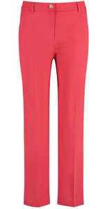 GERRY WEBER<BR>
7/8 Trousers with Creases<BR>
Watermelon<BR>