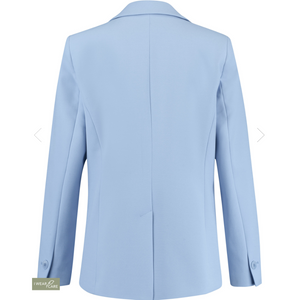 GERRY WEBER<BR>
Classic Blazer with Stretch Comfort<BR>
Dusty Blue Cloud<BR>