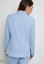 Load image into Gallery viewer, GERRY WEBER&lt;BR&gt;
Classic Blazer with Stretch Comfort&lt;BR&gt;
Dusty Blue Cloud&lt;BR&gt;
