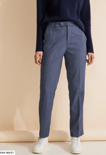 Load image into Gallery viewer, STREET ONE<BR>
Casual Fit Chinohose Trousers<BR>
Blue<BR>