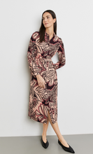 Load image into Gallery viewer, GERRY WEBER<BR>
Patterned Blouse Dress<BR>
Black/Cream Print<BR>