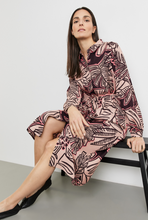 Load image into Gallery viewer, GERRY WEBER<BR>
Patterned Blouse Dress<BR>
Black/Cream Print<BR>