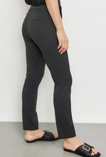 Load image into Gallery viewer, GERRY WEBER<BR>
Straight Fit Trousers<BR>
Black/Navy<BR>