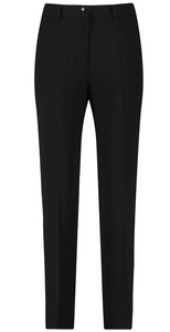 GERRY WEBER<BR>
Straight Fit Trousers<BR>
Black/Navy<BR>