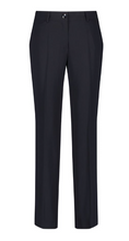 Load image into Gallery viewer, GERRY WEBER<BR>
Simple Trousers with Pressed Creases<BR>
Black/Navy<BR>