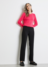 Load image into Gallery viewer, GERRY WEBER<BR>
Simple Trousers with Pressed Creases<BR>
Black/Navy<BR>