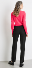Load image into Gallery viewer, GERRY WEBER<BR>
Simple Trousers with Pressed Creases<BR>
Black/Navy<BR>