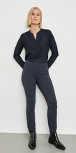 Load image into Gallery viewer, GERRY WEBER<BR>
Versatile 7/8 Slim Fit Trousers<BR>
Black/Navy<BR>