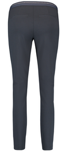 GERRY WEBER<BR>
Versatile 7/8 Slim Fit Trousers<BR>
Black/Navy<BR>