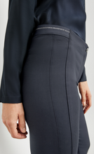 Load image into Gallery viewer, GERRY WEBER<BR>
Versatile 7/8 Slim Fit Trousers<BR>
Black/Navy<BR>