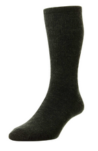 Load image into Gallery viewer, HJ SOCK GROUP<BR>
Wool Diabetic Socks<BR>
Airforces & Charcoal<BR>