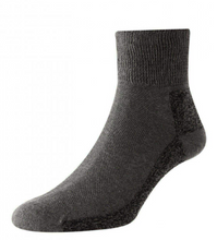 Load image into Gallery viewer, HJ SOCKS GROUP<BR>
Diabetic Low Rise Socks<BR>
Black/Grey<BR>