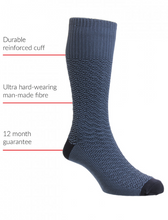 Load image into Gallery viewer, HJ SOCKS GROUPD<BR>
Indestructable Texture Socks<BR>
Blue<BR>
