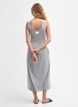 Load image into Gallery viewer, BARBOUR<BR>
Woodford Midi Dress<BR>
Navy Stripe<BR>