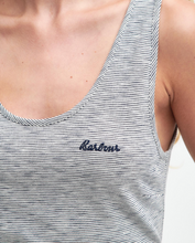 Load image into Gallery viewer, BARBOUR<BR>
Woodford Midi Dress<BR>
Navy Stripe<BR>