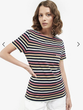 Load image into Gallery viewer, BARBOUR<BR>
Bradley Stripe T-Shirt<BR>
Multi<BR>