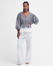 Load image into Gallery viewer, BARBOUR<BR>
Glamis Blouse<BR>
Navy/White<BR>